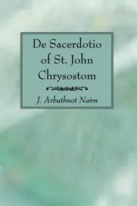 De Sacerdotio of St. John Chrysostom_cover