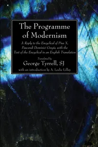 The Programme of Modernism_cover