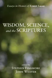 Wisdom, Science, and the Scriptures_cover