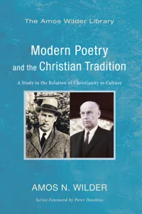 Modern Poetry and the Christian Tradition_cover