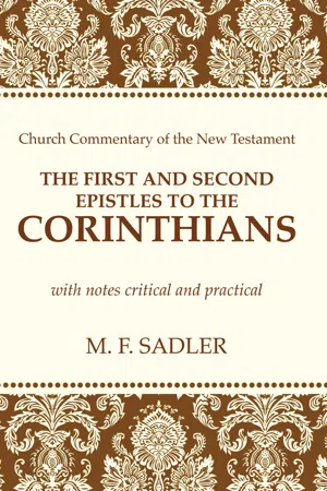 The First and Second Epistle to the Corinthians