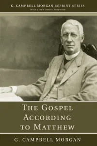 The Gospel According to Matthew_cover