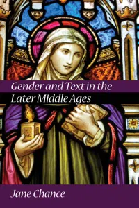 Gender and Text in the Later Middle Ages_cover