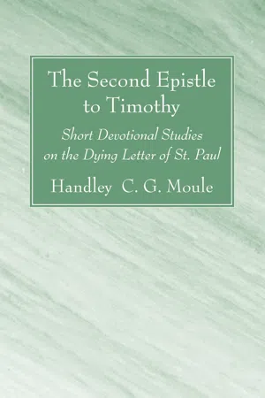 The Second Epistle to Timothy