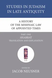 A History of the Mishnaic Law of Appointed Times, Part 1_cover