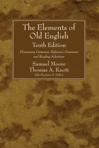 The Elements of Old English, Tenth Edition_cover