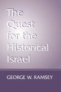 The Quest for the Historical Israel_cover