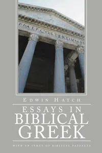 Essays in Biblical Greek_cover