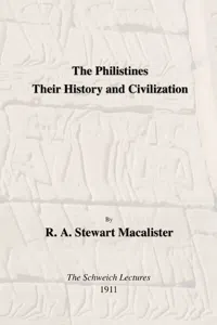 The Philistines: Their History and Civilization_cover