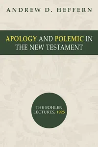 Apology and Polemic in the New Testament_cover