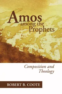 Amos Among the Prophets_cover