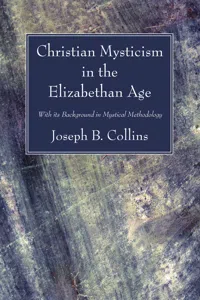 Christian Mysticism in the Elizabethan Age_cover