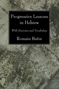 Progressive Lessons in Hebrew_cover