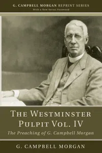 The Westminster Pulpit vol. IV_cover