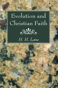 Evolution and Christian Faith_cover