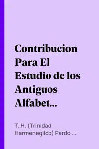 Contribucion Para El Estudio de los Antiguos Alfabetos Filipinos_cover