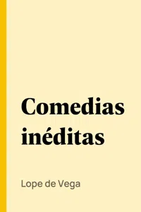 Comedias inéditas_cover