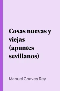 Cosas nuevas y viejas_cover