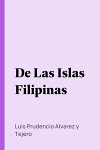 De Las Islas Filipinas_cover