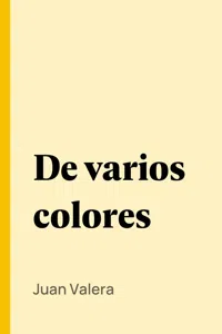 De varios colores_cover