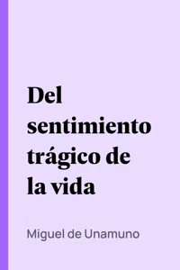 Del sentimiento trágico de la vida_cover