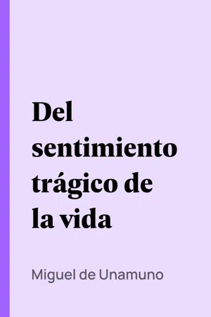 Del sentimiento trágico de la vida