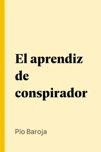 El aprendiz de conspirador_cover