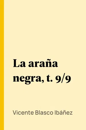 La araña negra, t. 9/9