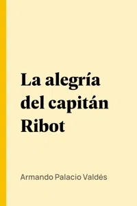 La alegría del capitán Ribot_cover