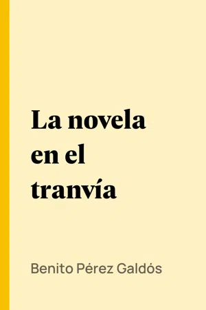 La novela en el tranvía