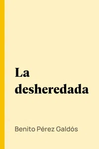 La desheredada_cover