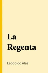 La Regenta_cover