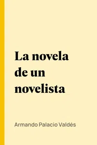 La novela de un novelista_cover