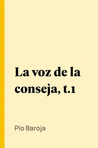 La voz de la conseja, t.1_cover