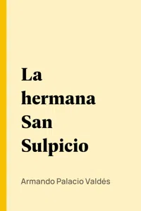 La hermana San Sulpicio_cover