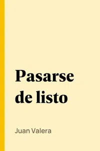 Pasarse de listo_cover