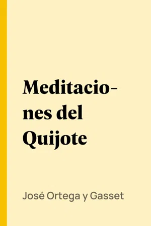 Meditaciones del Quijote