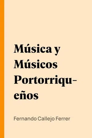 Música y Músicos Portorriqueños