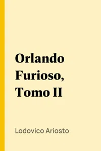 Orlando Furioso, Tomo II_cover