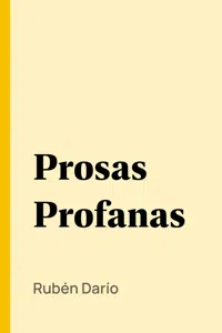 Prosas Profanas_cover