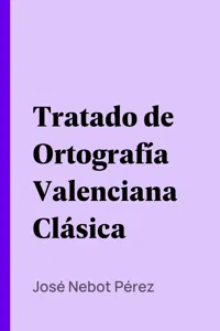 Tratado de Ortografía Valenciana Clásica_cover