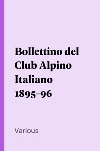 Bollettino del Club Alpino Italiano 1895-96_cover