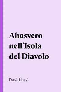 Ahasvero nell'Isola del Diavolo_cover