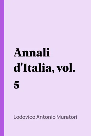 Annali d'Italia, vol. 5