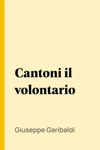 Cantoni il volontario_cover