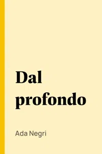 Dal profondo_cover