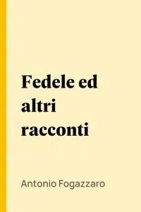 Fedele ed altri racconti_cover