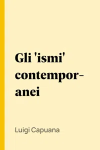 Gli 'ismi' contemporanei_cover