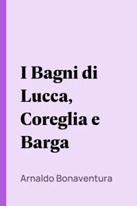 I Bagni di Lucca, Coreglia e Barga_cover