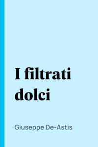 I filtrati dolci_cover